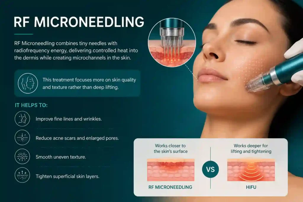 What Does RF Microneedling Do That HIFU Alone Cannot Merthyr Tydfil