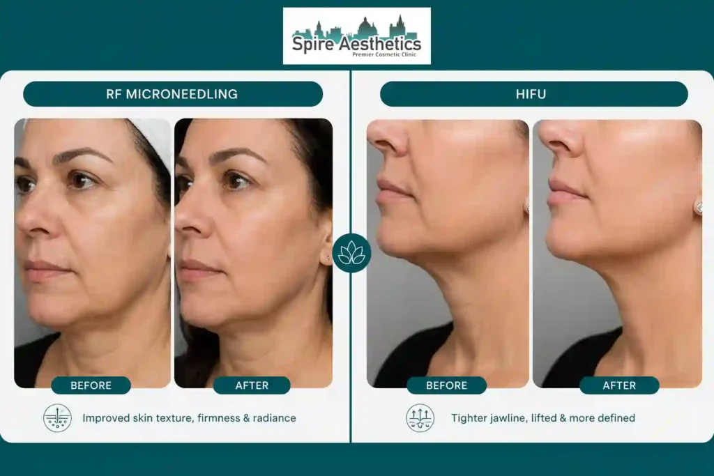 Can RF Microneedling and HIFU Be Combined Merthyr Tydfil?